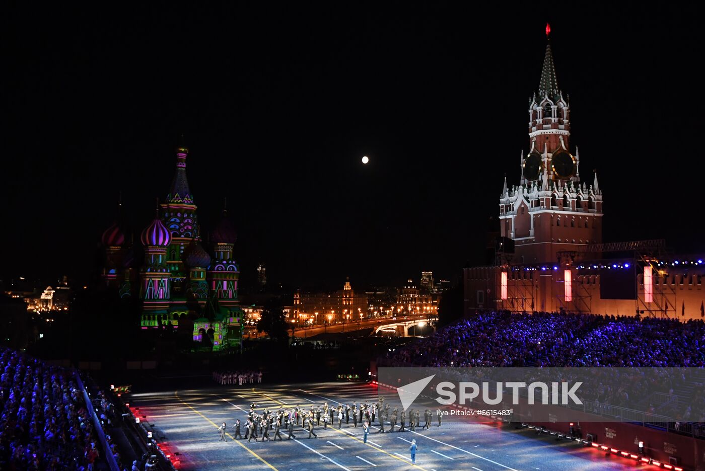 Final rehearsal of Spasskaya Tower festival's opening ceremony