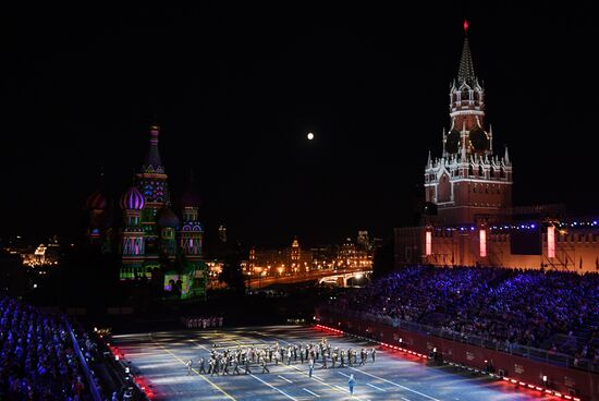 Final rehearsal of Spasskaya Tower festival's opening ceremony