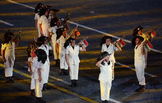 Final rehearsal of Spasskaya Tower festival's opening ceremony