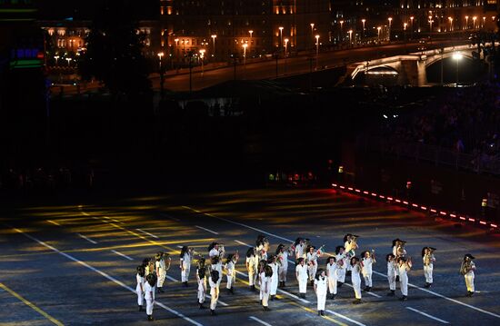 Final rehearsal of Spasskaya Tower festival's opening ceremony