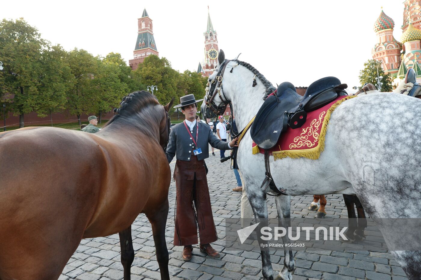Final rehearsal of Spasskaya Tower festival's opening ceremony