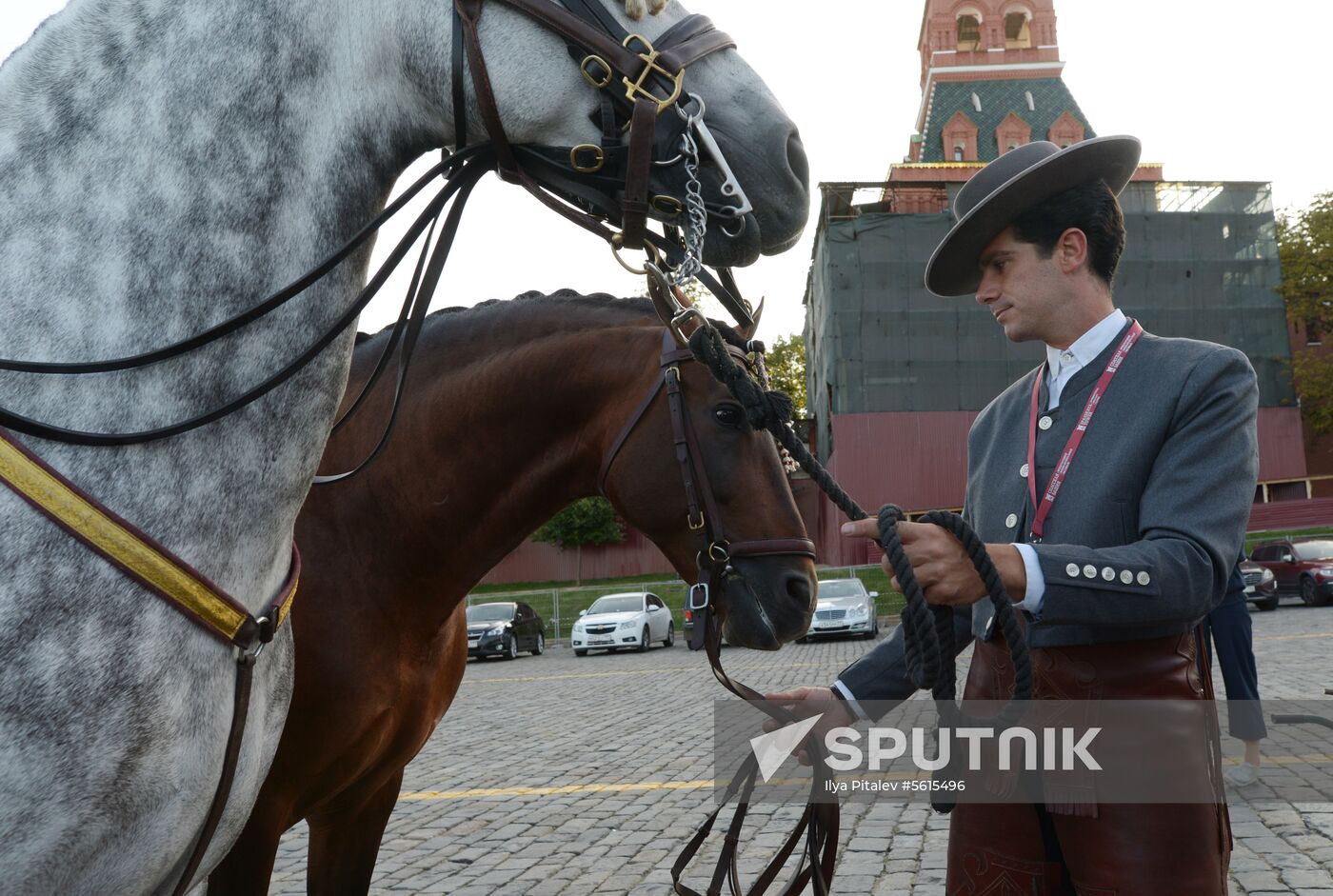 Final rehearsal of Spasskaya Tower festival's opening ceremony