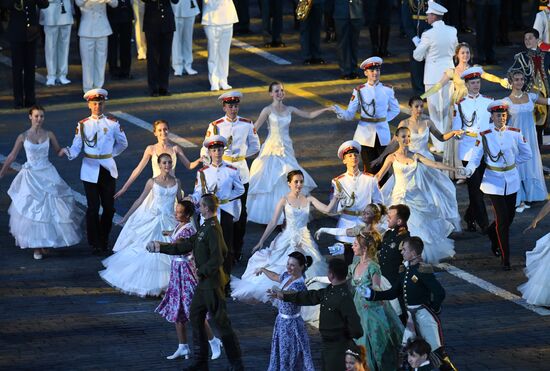 Final rehearsal of Spasskaya Tower festival's opening ceremony
