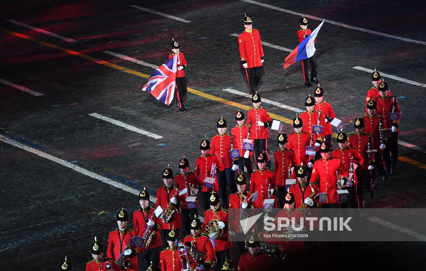 Final rehearsal of Spasskaya Tower festival's opening ceremony