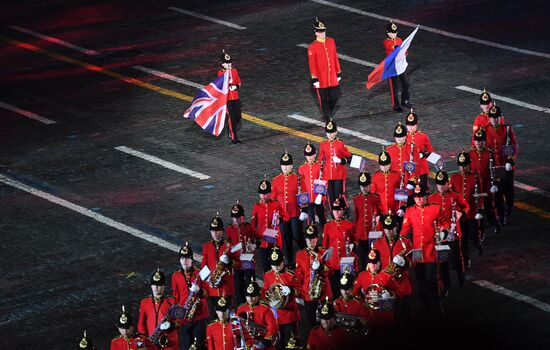Final rehearsal of Spasskaya Tower festival's opening ceremony