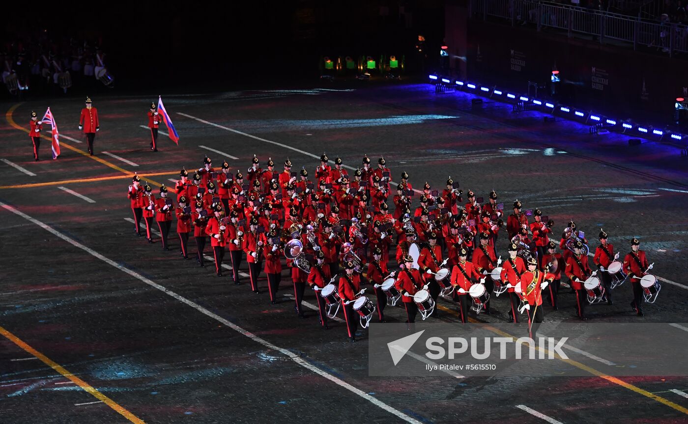 Final rehearsal of Spasskaya Tower festival's opening ceremony