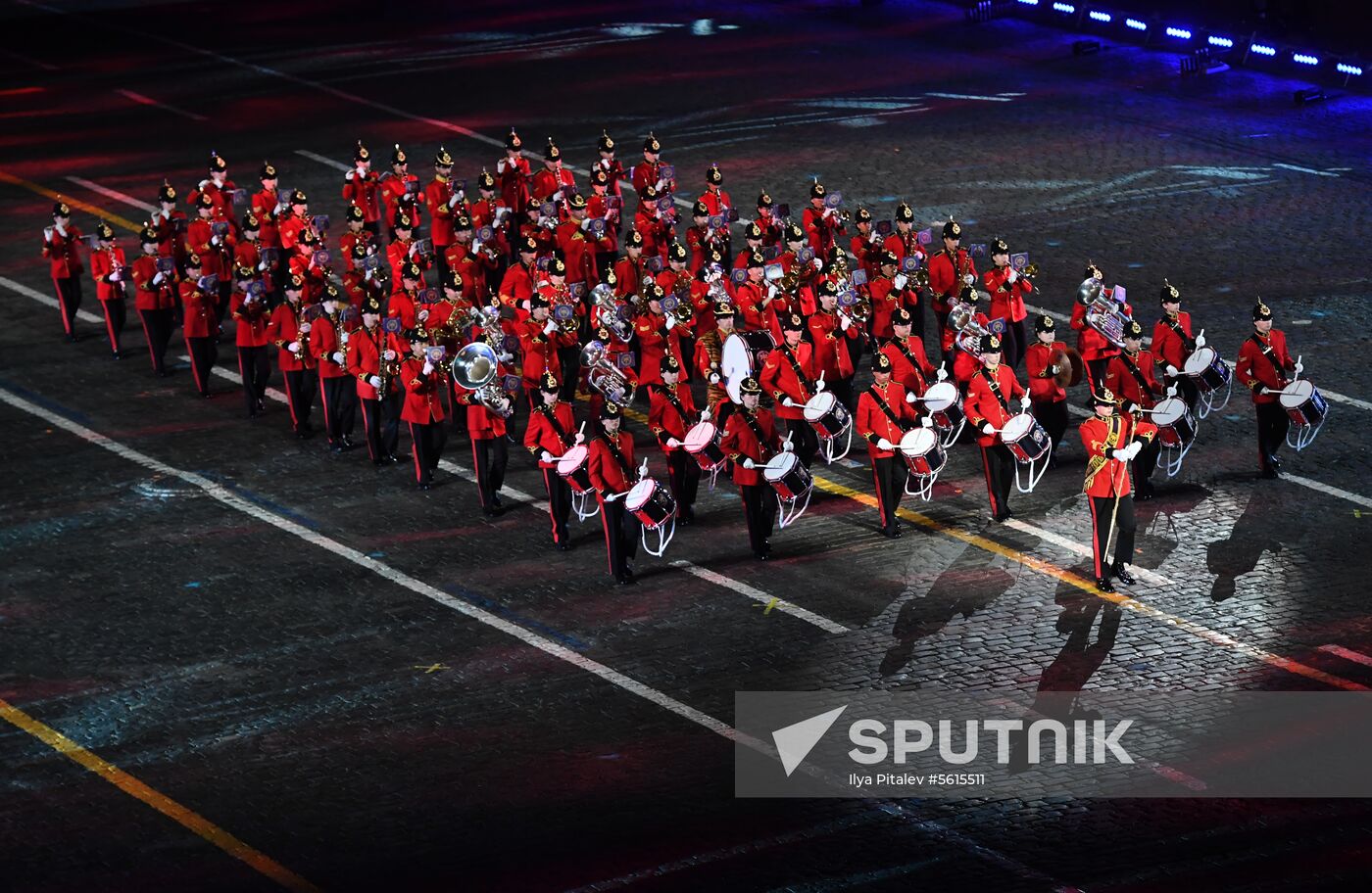 Final rehearsal of Spasskaya Tower festival's opening ceremony