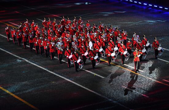 Final rehearsal of Spasskaya Tower festival's opening ceremony