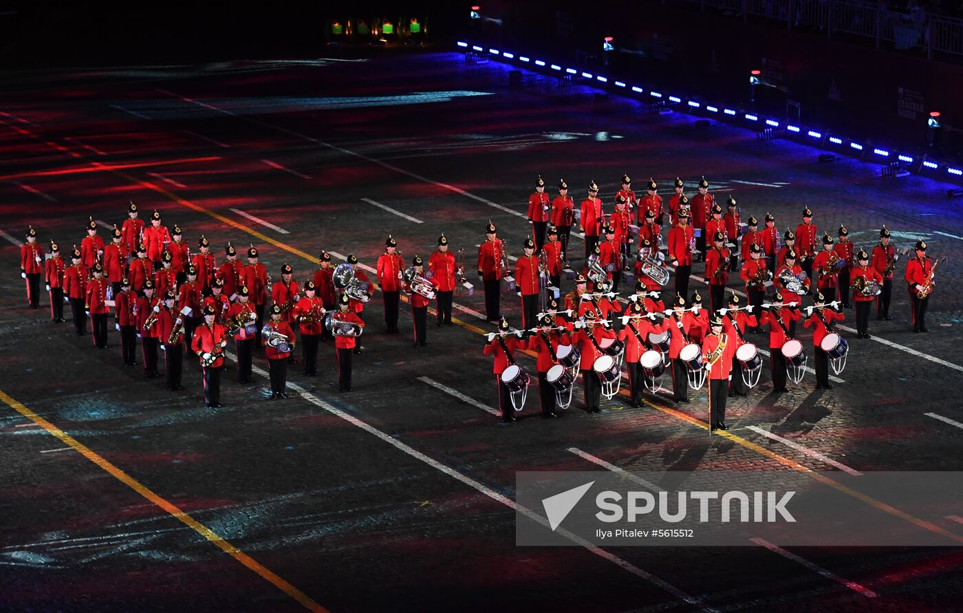 Final rehearsal of Spasskaya Tower festival's opening ceremony
