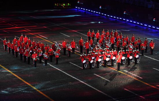Final rehearsal of Spasskaya Tower festival's opening ceremony