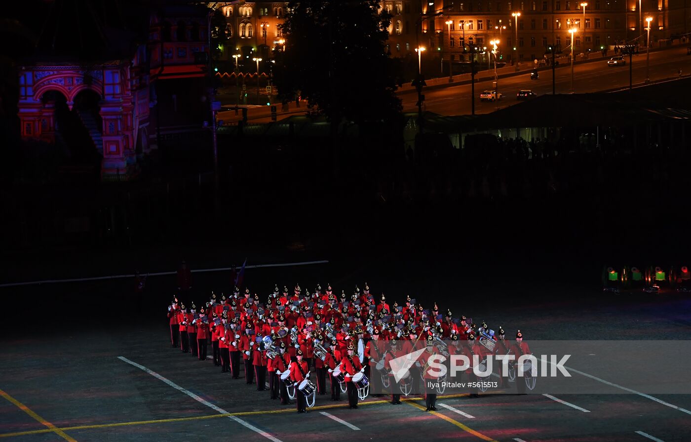Final rehearsal of Spasskaya Tower festival's opening ceremony