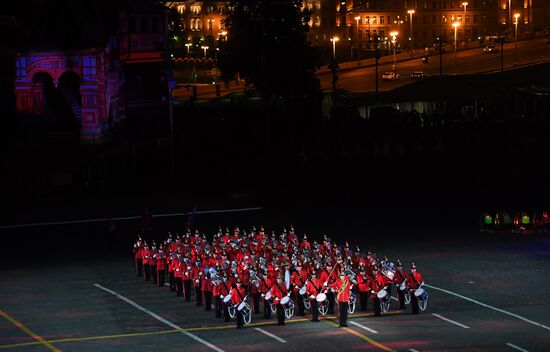 Final rehearsal of Spasskaya Tower festival's opening ceremony