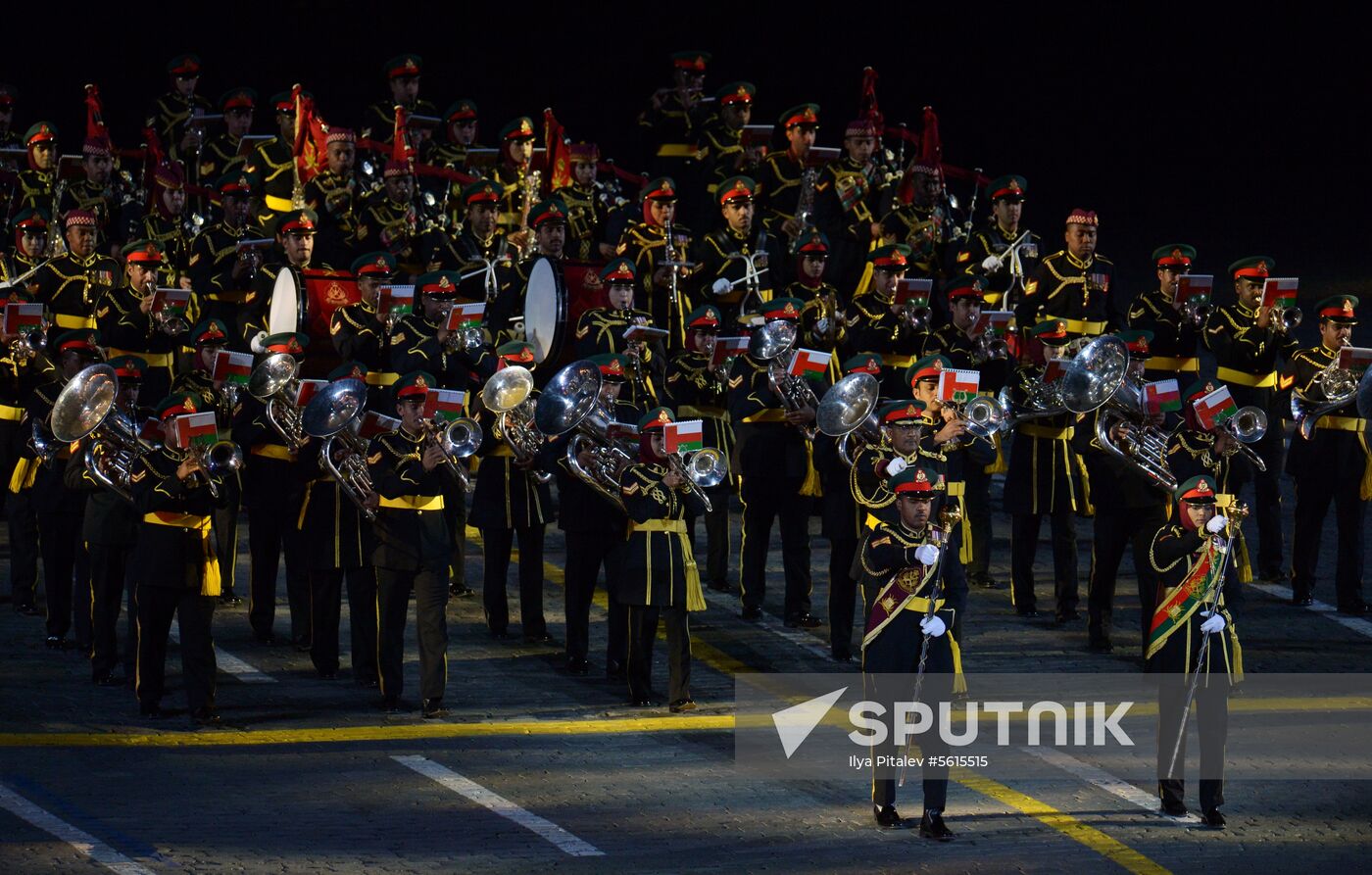 Final rehearsal of Spasskaya Tower festival's opening ceremony