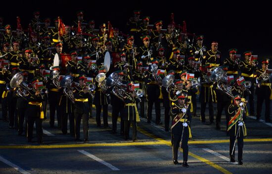 Final rehearsal of Spasskaya Tower festival's opening ceremony
