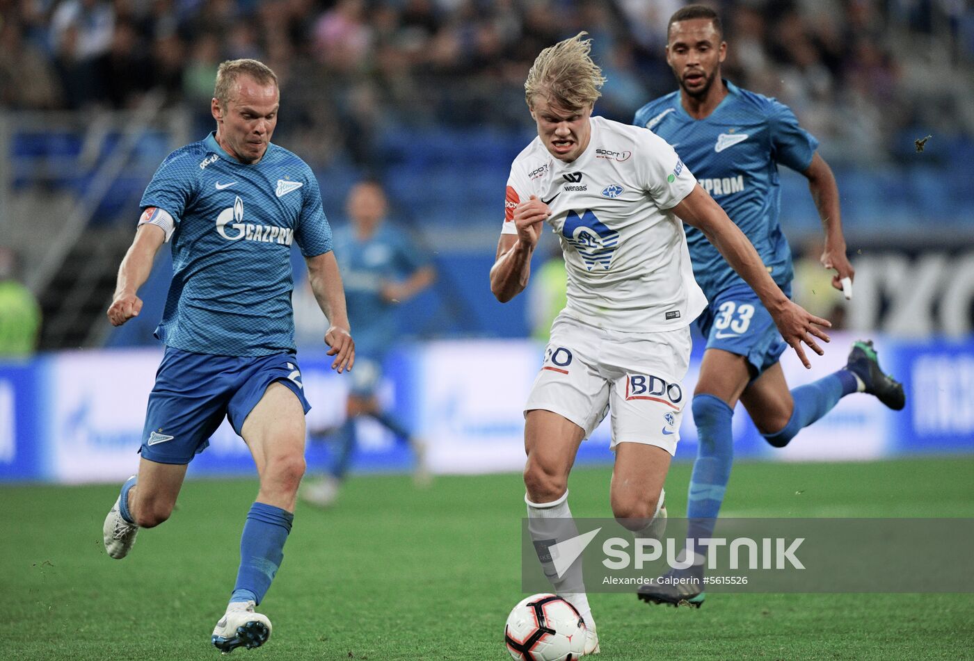 Football. UEFA Europe League. Zenit vs. Molde
