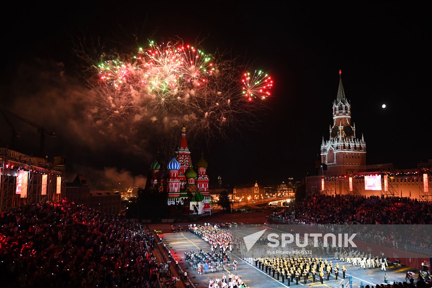 Final rehearsal of Spasskaya Tower festival's opening ceremony