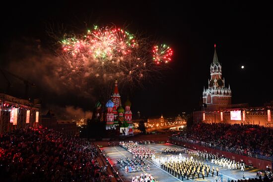 Final rehearsal of Spasskaya Tower festival's opening ceremony