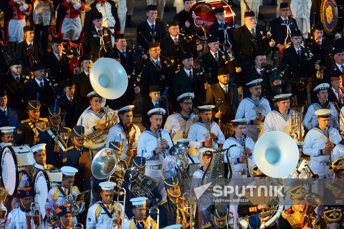 Final rehearsal of Spasskaya Tower festival's opening ceremony