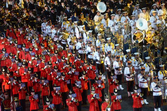 Final rehearsal of Spasskaya Tower festival's opening ceremony