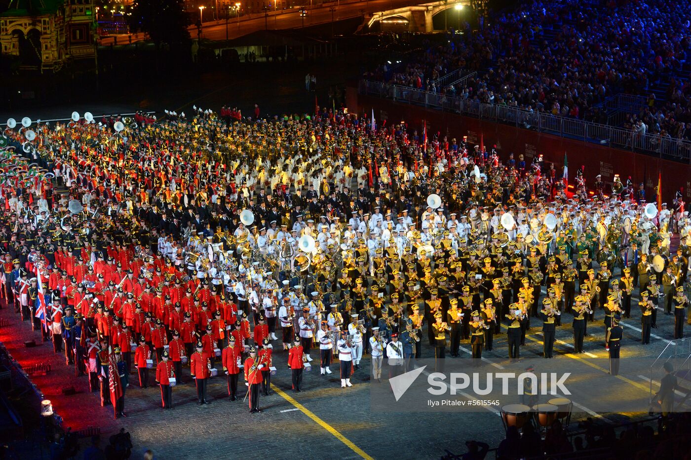 Final rehearsal of Spasskaya Tower festival's opening ceremony
