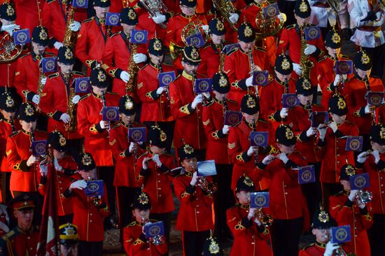 Final rehearsal of Spasskaya Tower festival's opening ceremony