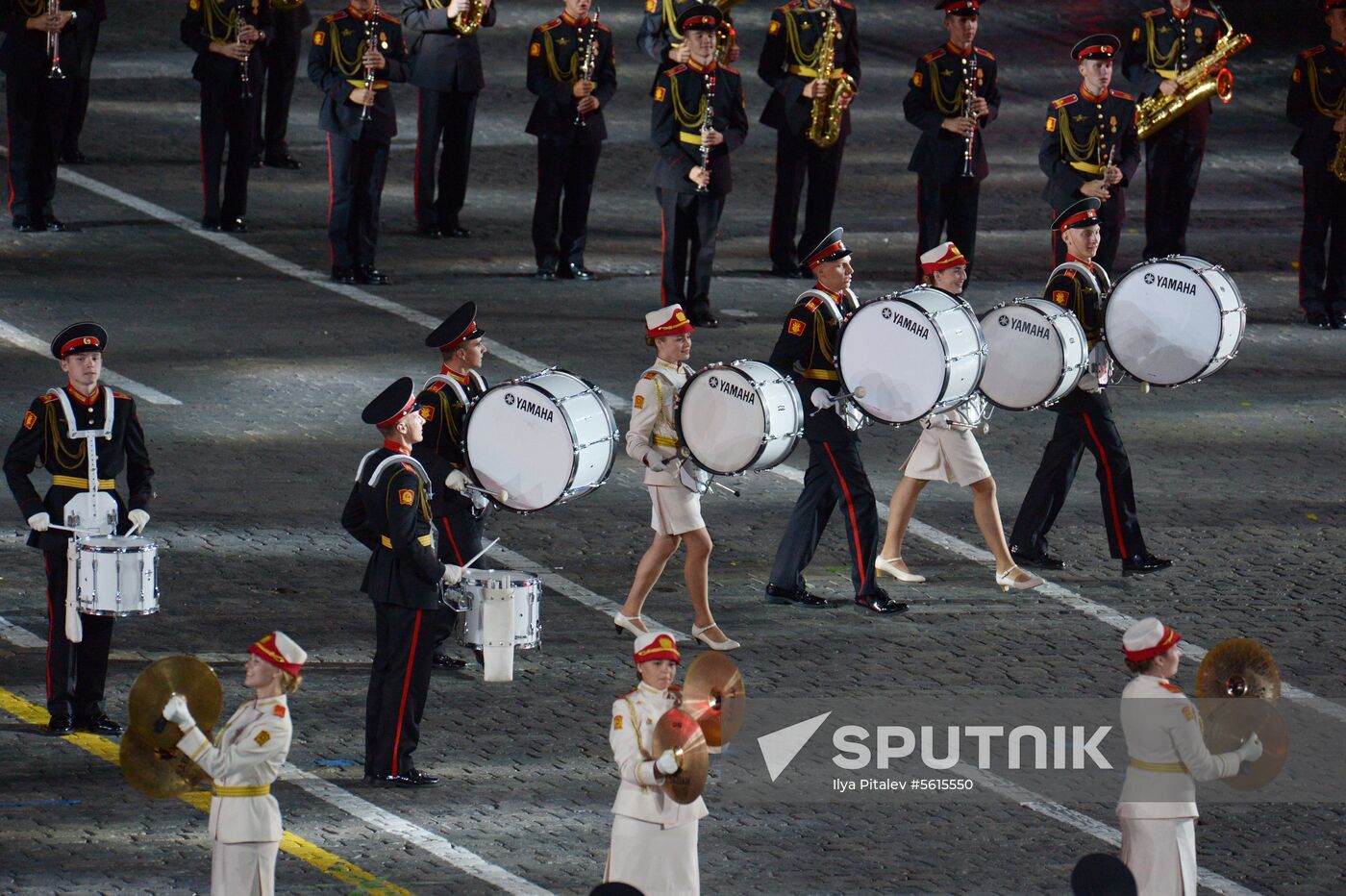 Final rehearsal of Spasskaya Tower festival's opening ceremony