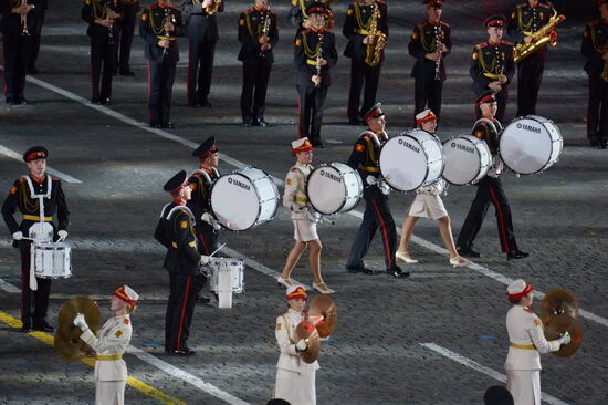 Final rehearsal of Spasskaya Tower festival's opening ceremony