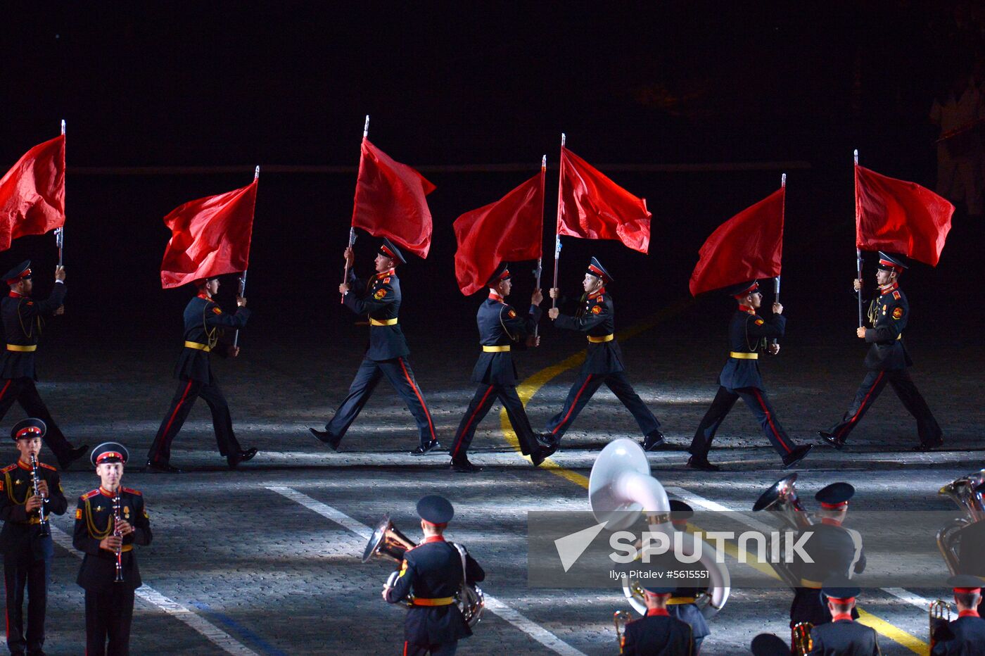 Final rehearsal of Spasskaya Tower festival's opening ceremony