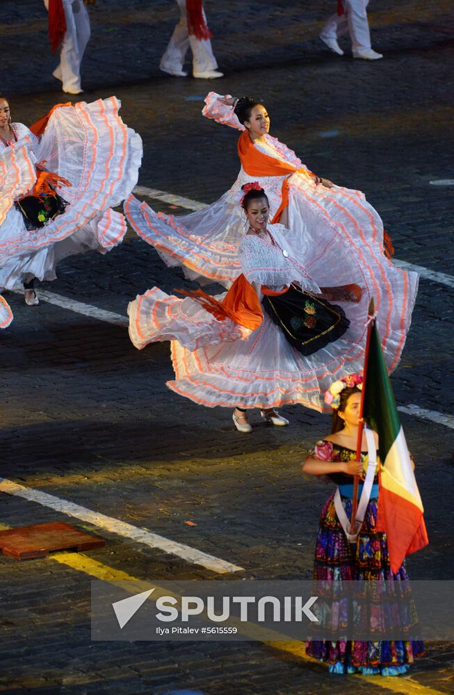 Final rehearsal of Spasskaya Tower festival's opening ceremony
