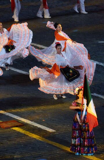 Final rehearsal of Spasskaya Tower festival's opening ceremony
