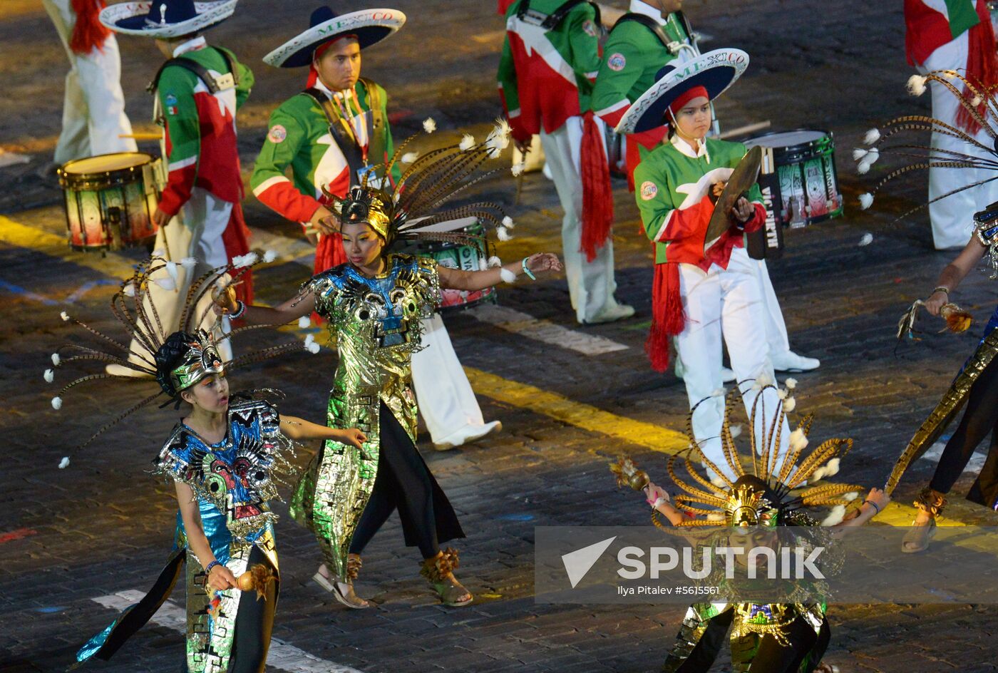 Final rehearsal of Spasskaya Tower festival's opening ceremony