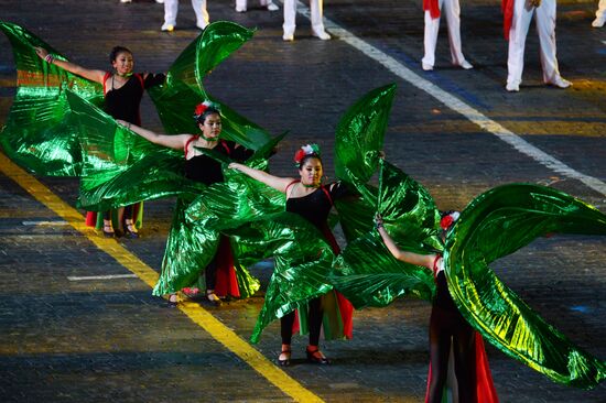 Final rehearsal of Spasskaya Tower festival's opening ceremony