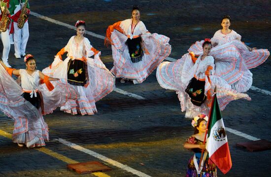 Final rehearsal of Spasskaya Tower festival's opening ceremony