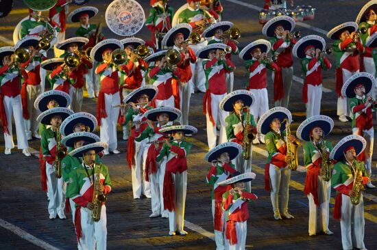 Final rehearsal of Spasskaya Tower festival's opening ceremony