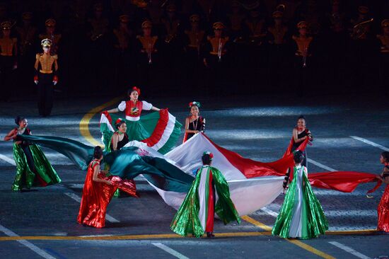 Final rehearsal of Spasskaya Tower festival's opening ceremony