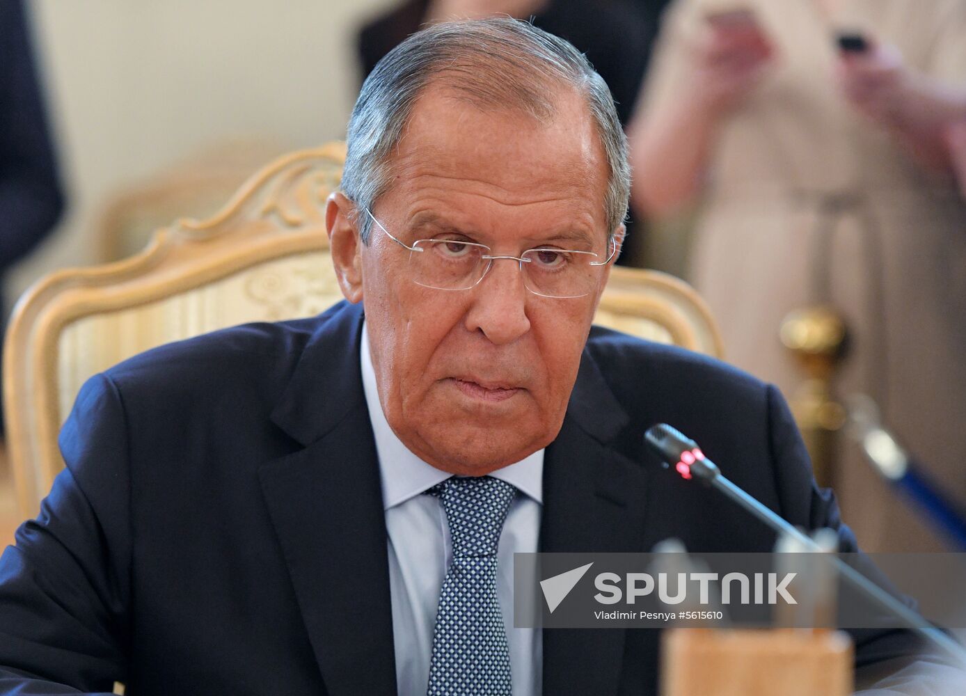 Meeting of Foreign Ministers of Russia and Turkey Sergey Lavrov and Mevlüt Cavusoglu