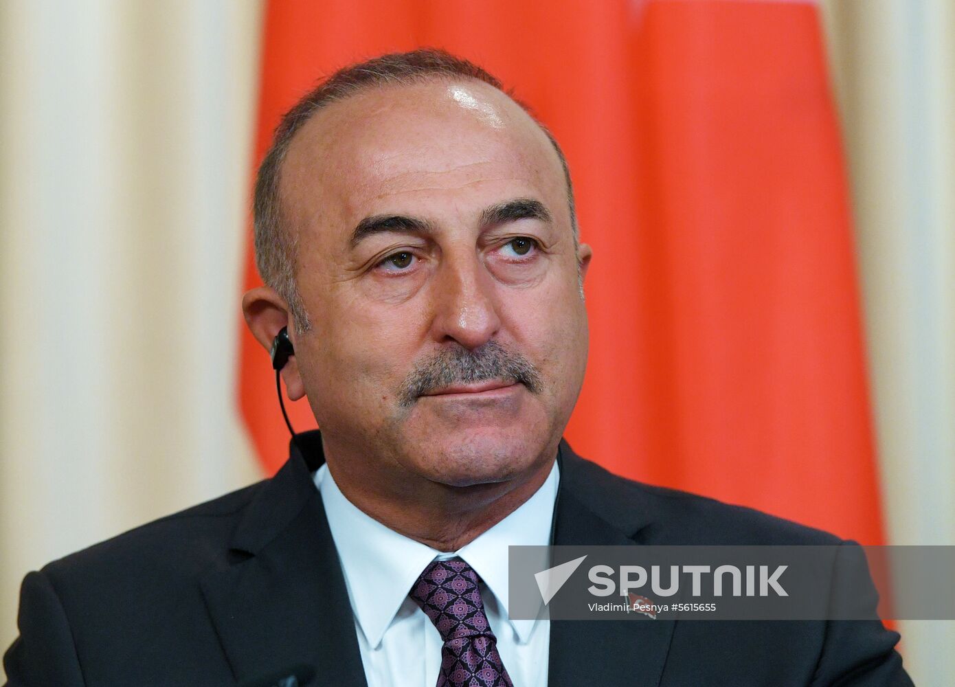 Meeting of Foreign Ministers of Russia and Turkey Sergey Lavrov and Mevlüt Cavusoglu