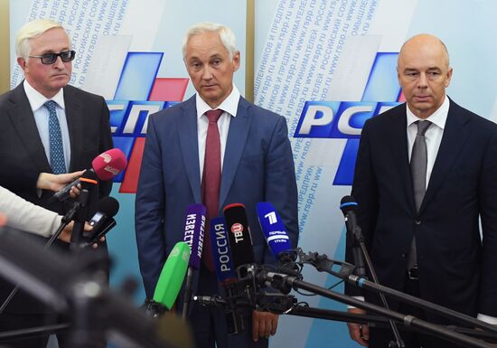 Deputy Prime Minister Anton Siluanov holds meeting with business representatives