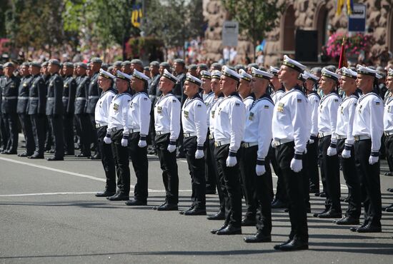 Kiev hosts military parade to mark Ukraine's Independence Day