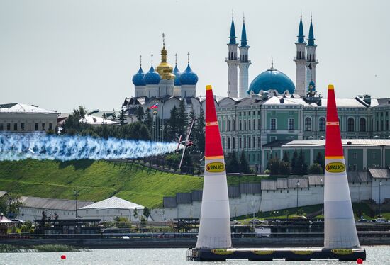 Red Bull Air Race in Kazan. Training session