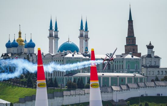 Red Bull Air Race in Kazan. Training session