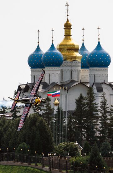Red Bull Air Race in Kazan. Training session