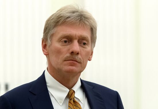 Russian President Vladimir Putin meets with Turkish Foreign Minister Mevlut Cavusoglu