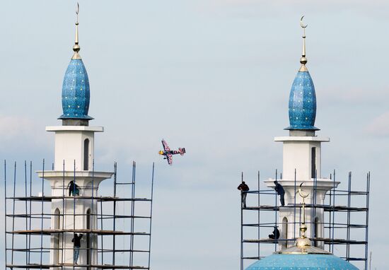 Red Bull Air Race in Kazan. Training session