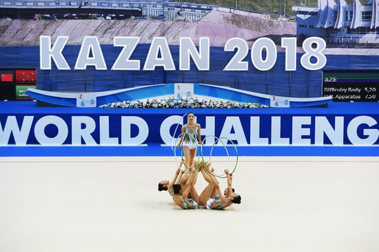 Rhythmic gymnastics. FIG World Challenge Cup 2018. Day one