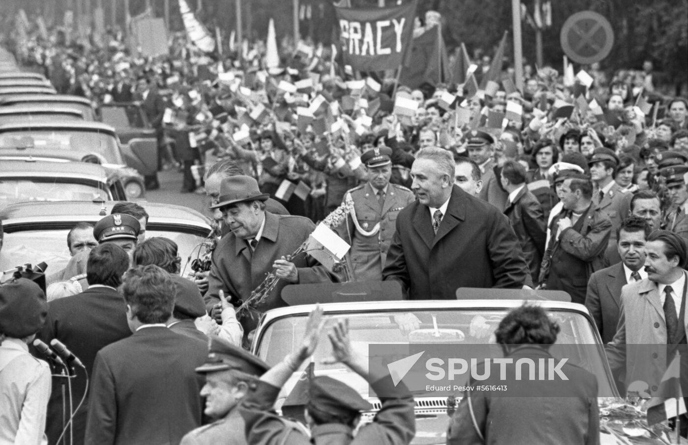 Leonid Brezhnev's visit to Poland