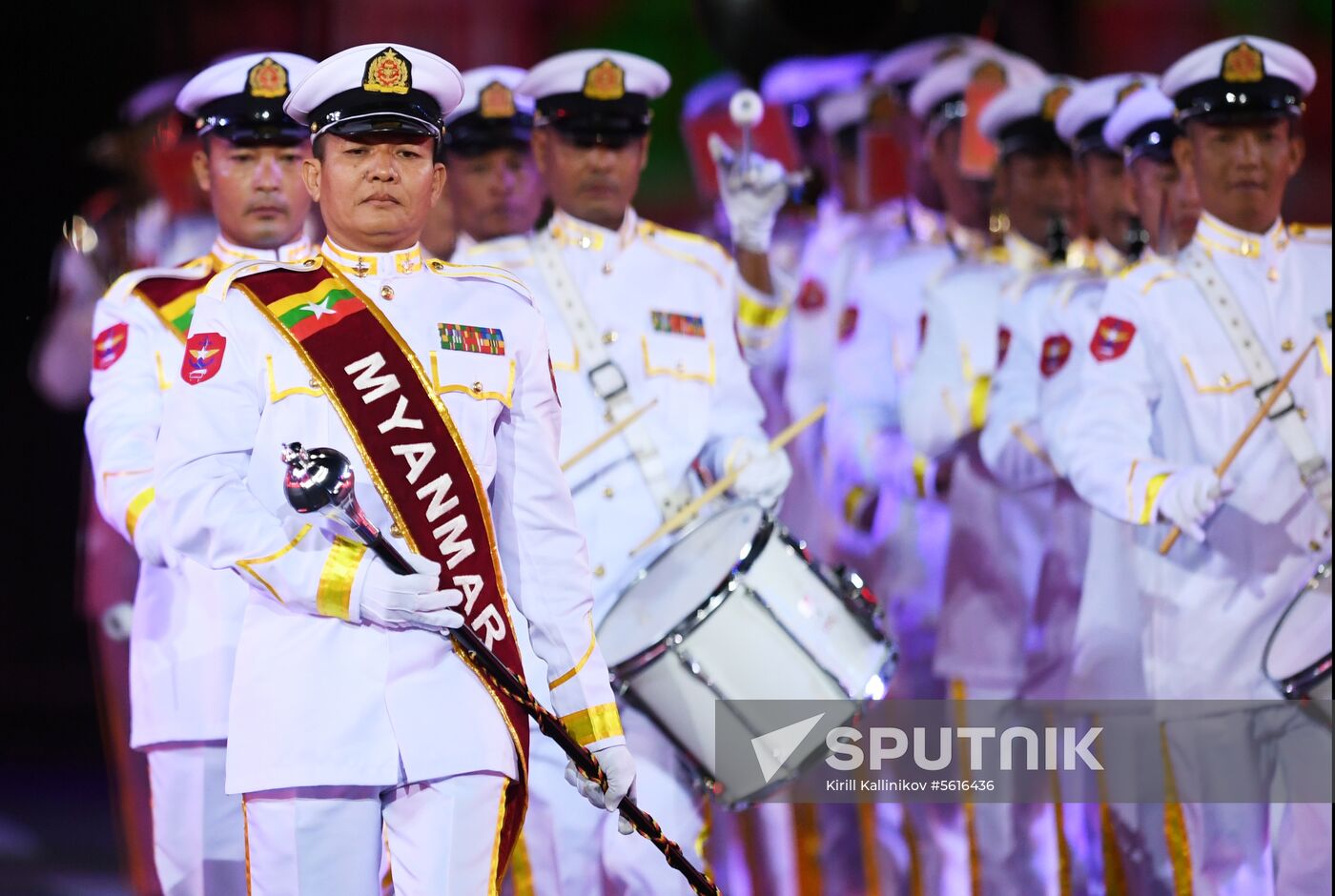 Opening ceremony of Spasskaya Tower military music festival