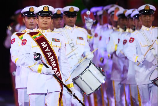 Opening ceremony of Spasskaya Tower military music festival