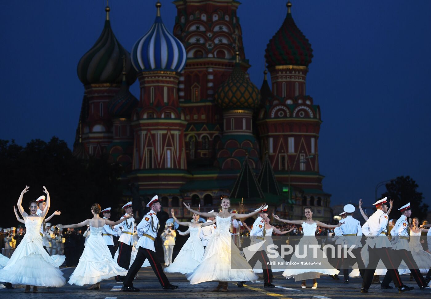 Opening ceremony of Spasskaya Tower military music festival