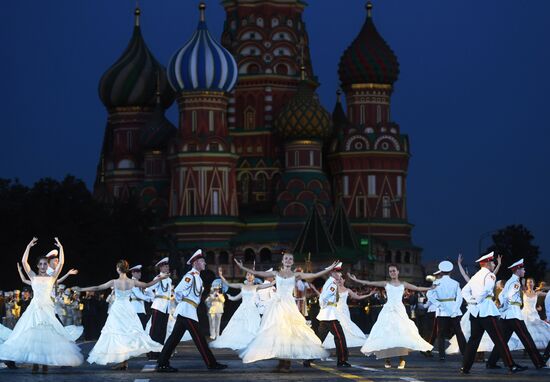 Opening ceremony of Spasskaya Tower military music festival